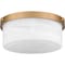 Quoizel Levine 2-Light Aged Brass Flush Mount QFL5590AB - alternate 2